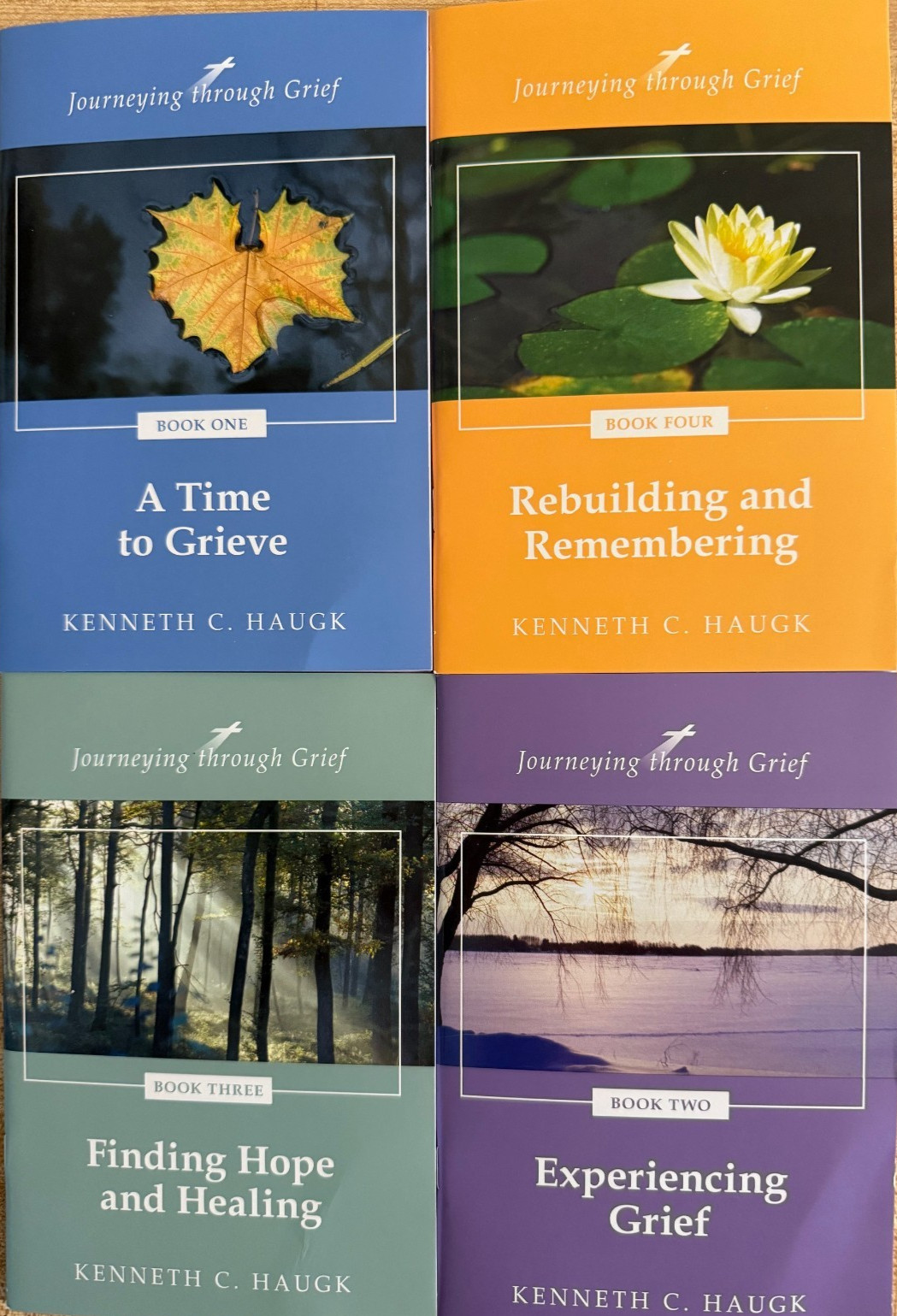 Journeying Through Grief, 4 book set Brand New