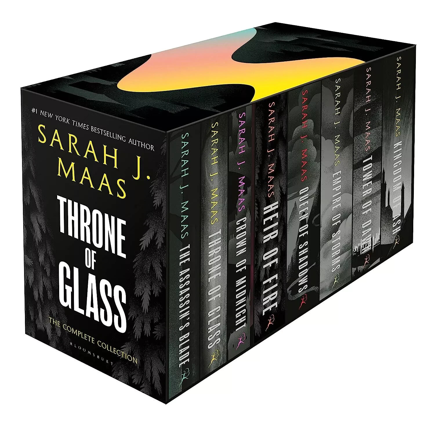 Throne of Glass 8 Books Box Set By Sarah J. Maas, Paperback